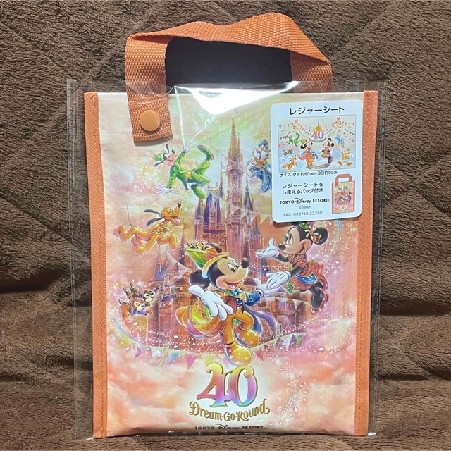 Disney(ディズニー)のレジャーシート　新品　ディズニー　リゾート　４０周年　ドリームゴーラウンド エンタメ/ホビーのおもちゃ/ぬいぐるみ(キャラクターグッズ)の商品写真