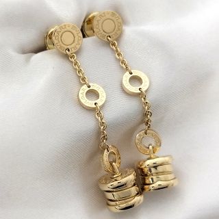 ブルガリ(BVLGARI)のBVLGARI ビーゼロワン エレメント ピアス 750YG K18YG(ピアス)