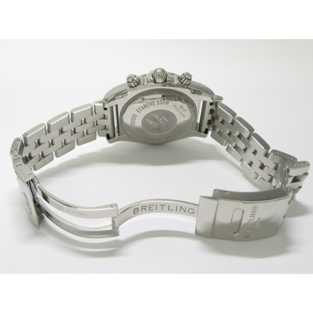 BREITLING(ブライトリング)のBREITLING クロノマット44 自動巻き SS ホワイトシェル文字盤 メンズの時計(腕時計(アナログ))の商品写真