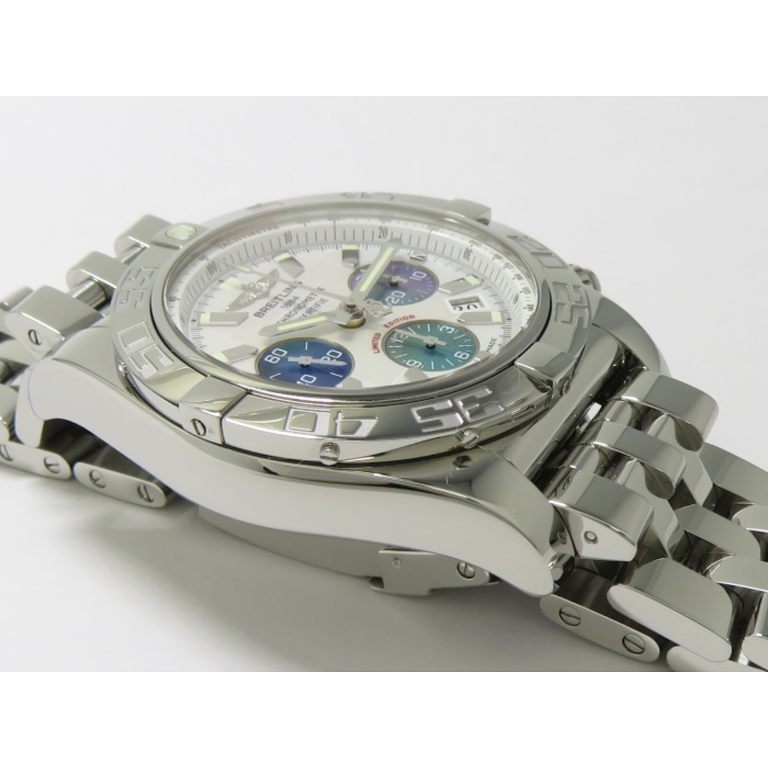BREITLING - BREITLING クロノマット44 自動巻き SS ホワイト BREITLING - BREITLING クロノマット44 自動巻き SS ホワイト