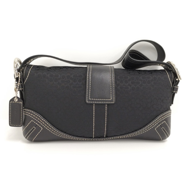 COACH - COACH シグネチャー ショルダーバッグ ブラック COACH - COACH シグネチャー ショルダーバッグ ブラック
