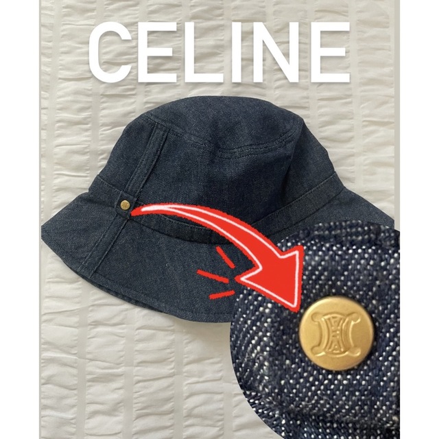 celine(セリーヌ)のCÉLINE【即納】セリーヌ バケットハット バケハ デニム 帽子 CELINE レディースの帽子(ハット)の商品写真