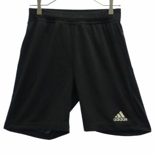 アディダス(adidas)のアディダス ワンポイントロゴプリント スポーツ ショートパンツ M ブラック adidas トレーニング メンズ 【中古】  【230530】 メール便可(ジャージ)