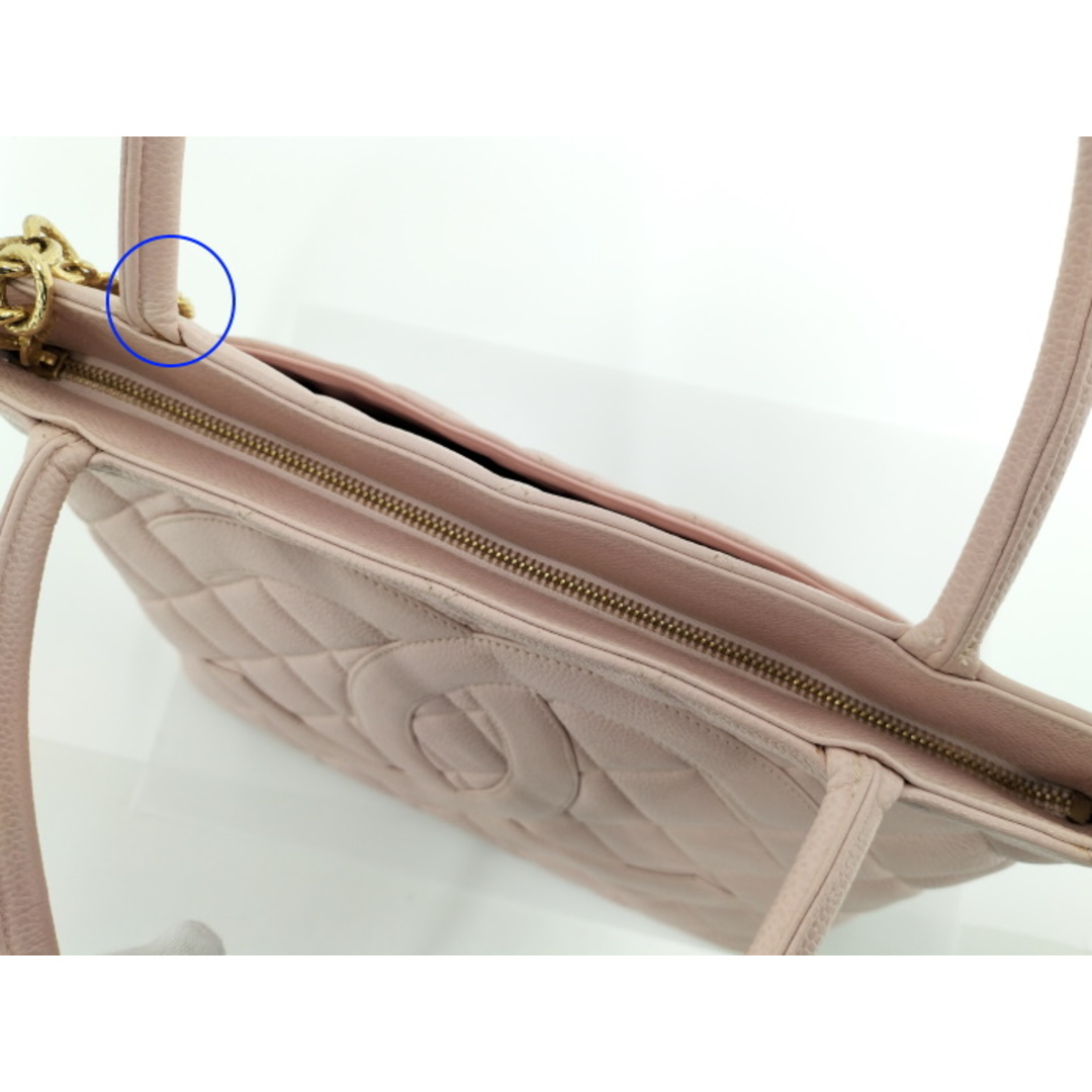 CHANEL - CHANEL トートバッグ 復刻トート キャビアスキン CHANEL - CHANEL トートバッグ 復刻トート キャビアスキン