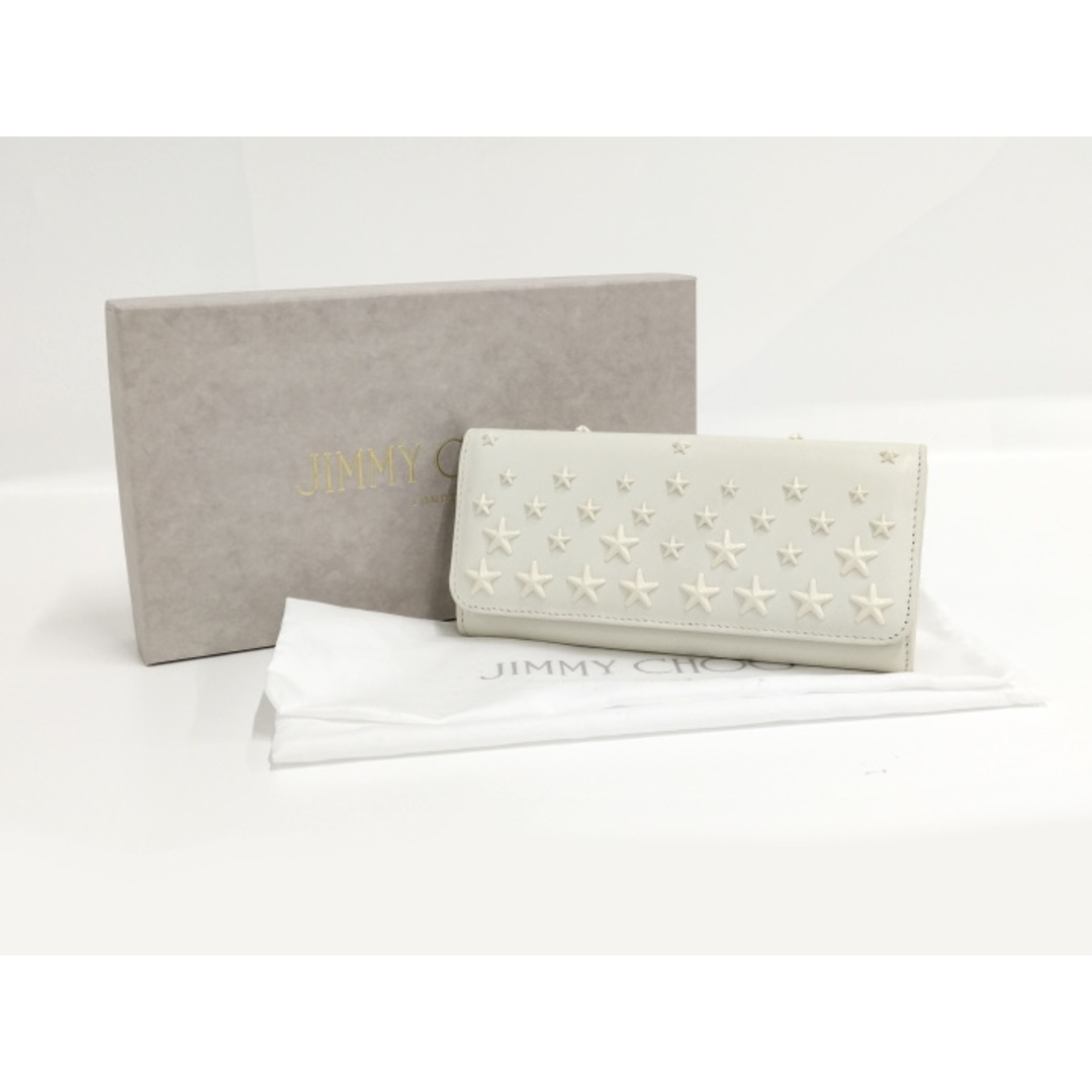 JIMMY CHOO - JIMMY CHOO 二つ折り長財布 スター スタッズ JIMMY CHOO - JIMMY CHOO 二つ折り長財布 スター スタッズ