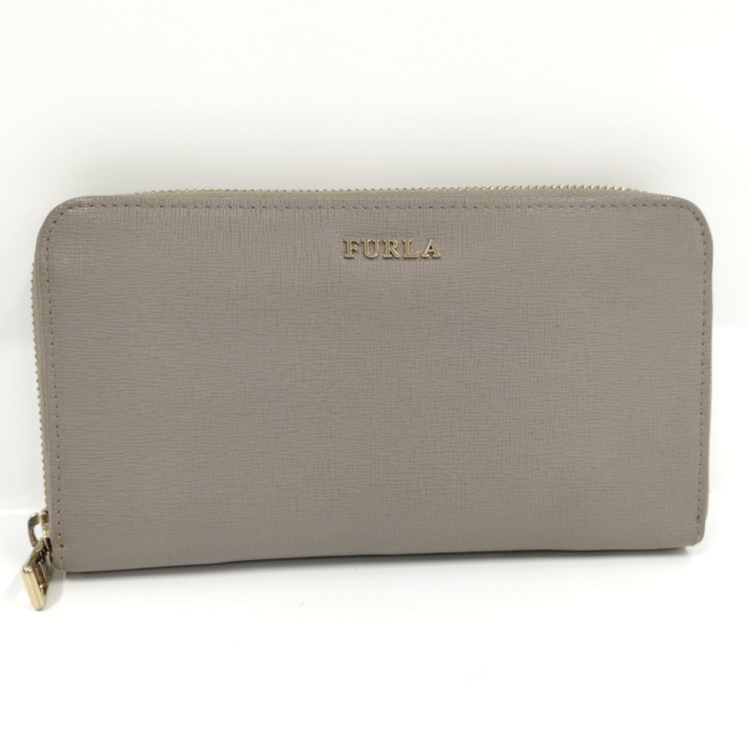 Furla(フルラ)のFURLA ラウンドファスナー長財布 レザー グレージュ レディースのファッション小物(財布)の商品写真