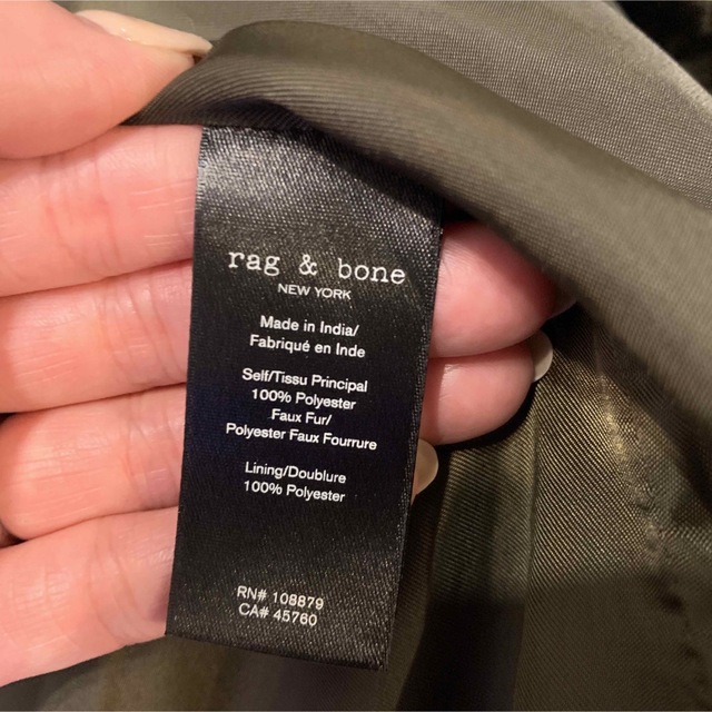 Rag & Bone(ラグアンドボーン)の●新品●rag&bone  HESPER FAUX FAR COAT レディースのジャケット/アウター(毛皮/ファーコート)の商品写真