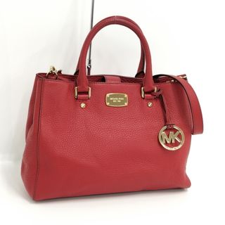 マイケルコース(Michael Kors)のMICHAEL KORS 2WAY ショルダーバッグ レザー レッド(その他)