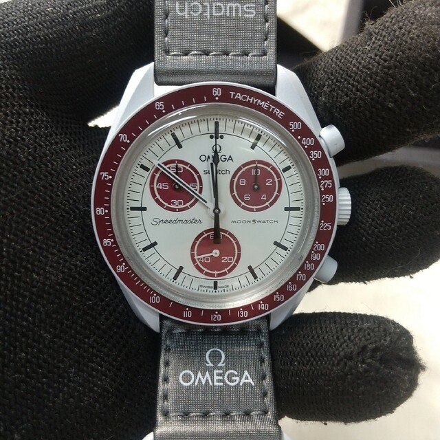 ✨極美品✨❤️OMEGA × Swatch❤️MISSION TO PLUTO | angeloawards.com