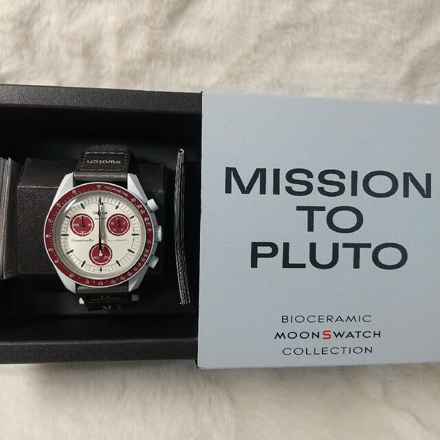 ✨極美品✨❤️OMEGA × Swatch❤️MISSION TO PLUTO | angeloawards.com