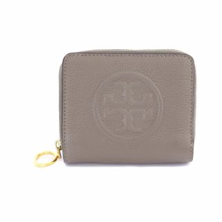 トリーバーチ(Tory Burch)のトリーバーチ TORY BURCH 二つ折り財布 レザー マウスグレー(財布)