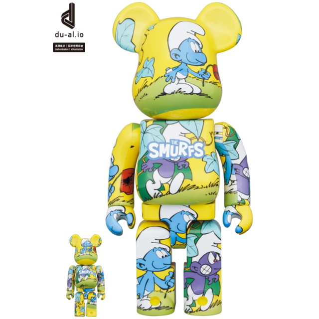 BE@RBRICK(ベアブリック)のBE@RBRICK The Smurfs 「The purple smurf」 エンタメ/ホビーのフィギュア(その他)の商品写真