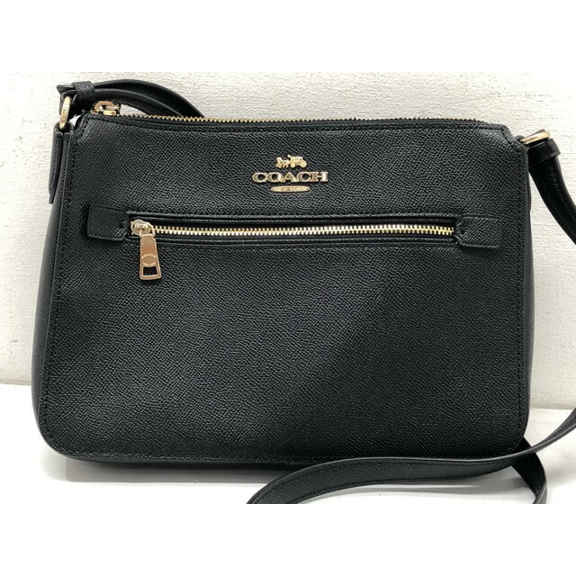 COACH(コーチ)のCOACH(コーチ) GALLERY FILE BAG ギャラリーファイルバッグ ショルダーバッグ ブラック / 91148 【中古】【007】 レディースのバッグ(ショルダーバッグ)の商品写真