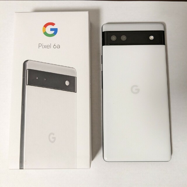 【美品】Google Pixel 6a Chalk 128 GB スマホ/家電/カメラのスマートフォン/携帯電話(スマートフォン本体)の商品写真