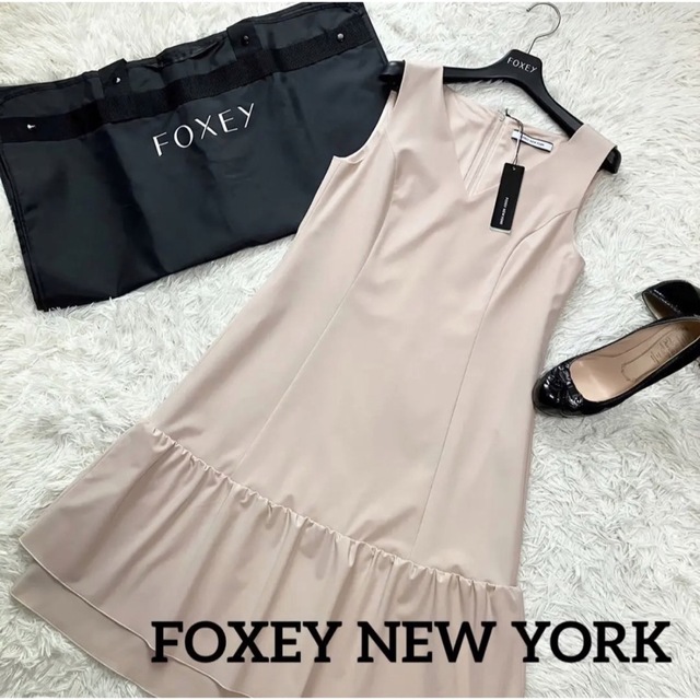 FOXEY NEW YORK】滝沢眞規子さん着用 19年 ドレス ワンピース-