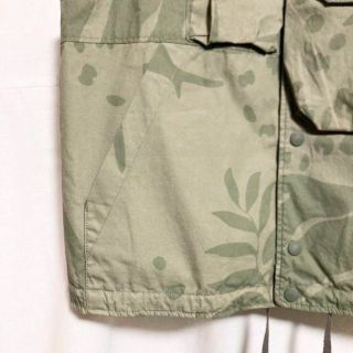 Lサイズ!ENGINEEREDGARMENTS リーフ柄カバーベストの通販 by 古着屋 ...