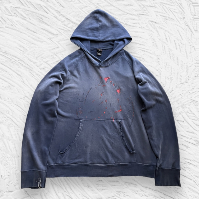 90s vintage diesel painted-hoodie