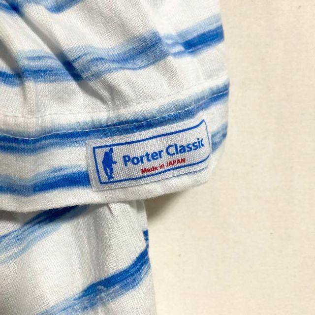 PORTER CLASSIC(ポータークラシック)のサイズ2！PorterClassic アーティストボーダーT メンズのトップス(Tシャツ/カットソー(七分/長袖))の商品写真
