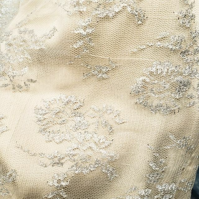 ヨシエイナバ ☆ レース フレンチスリーブ プルオーバー