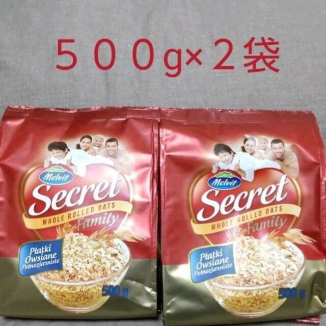 オートミール ２袋 ロールドオーツ 食品/飲料/酒の食品(米/穀物)の商品写真