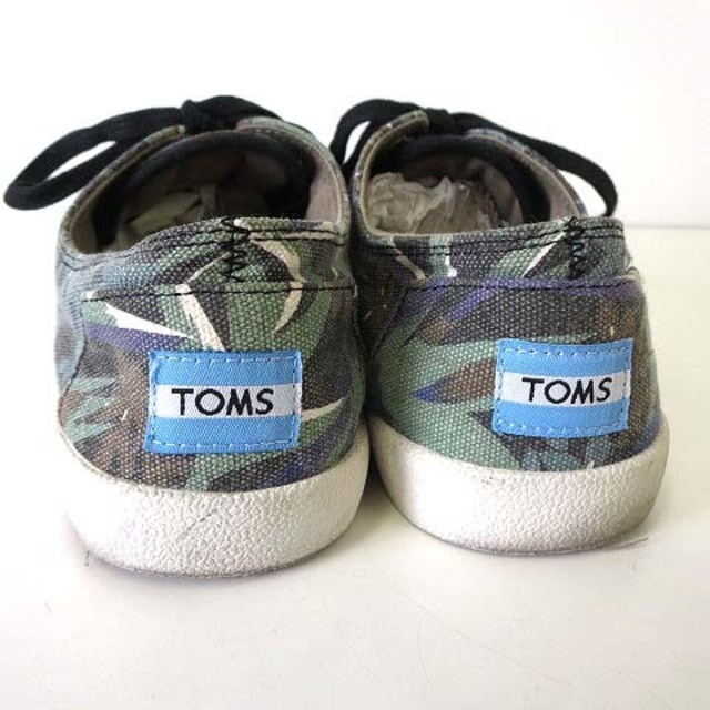 TOMS(トムズ)のトムス TOMS スニーカー シューズ 7 カーキ 黒 24cm くつ 靴 レディースの靴/シューズ(スニーカー)の商品写真