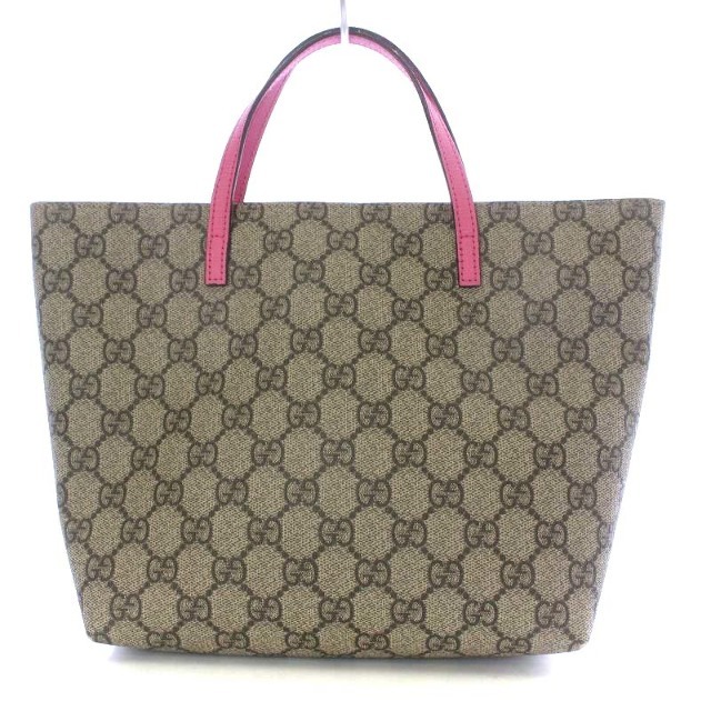 Gucci - グッチ GGスプリーム チルドレンズ キッズ ベージュ ピンク 赤