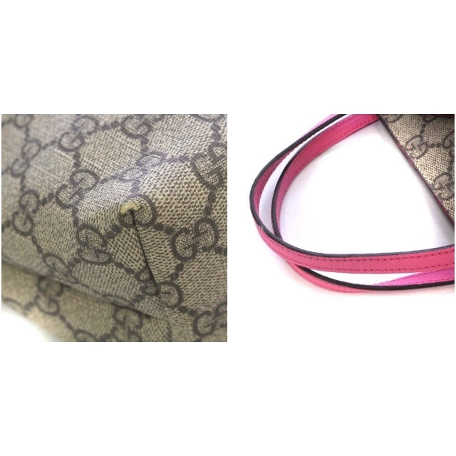 Gucci - グッチ GGスプリーム チルドレンズ キッズ ベージュ ピンク 赤