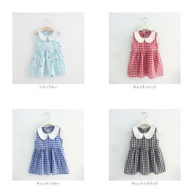 キッズ ワンピース 襟付き ykdress5119 キッズ/ベビー/マタニティのキッズ服女の子用(90cm~)(ワンピース)の商品写真