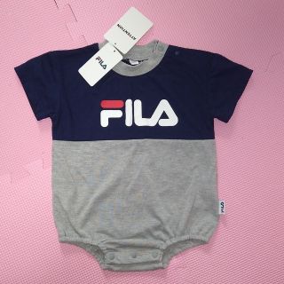 フィラ(FILA)のロンパース　FILA　フィラ　ロゴ　かっこいい　出産準備　ベビー　赤ちゃん　スポ(ロンパース)