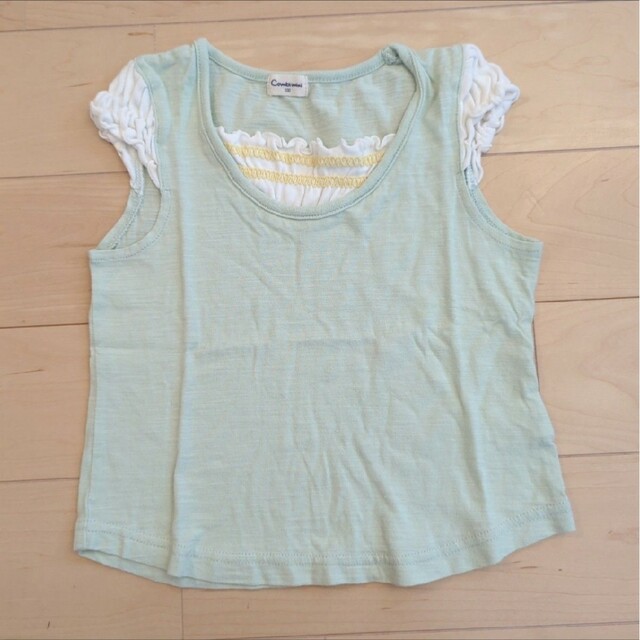 Combi mini(コンビミニ)の100  半袖Tシャツ トップス 2枚 キッズ/ベビー/マタニティのキッズ服女の子用(90cm~)(Tシャツ/カットソー)の商品写真