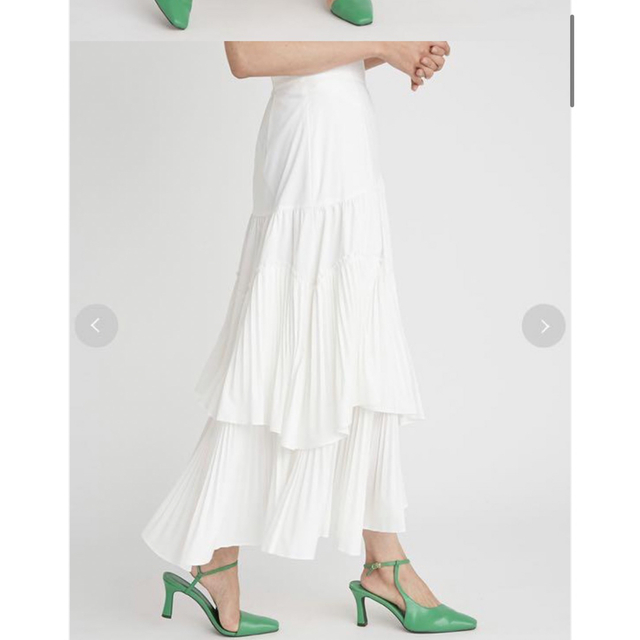 SNIDEL(スナイデル)のSNIDELプリーツティアードナロースカート レディースのスカート(ロングスカート)の商品写真