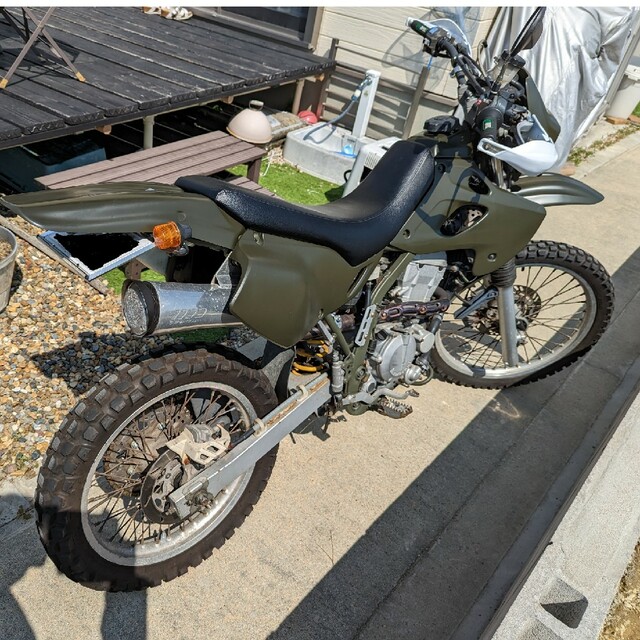 カワサキ(カワサキ)のKLX250 ES　値下げ　改造多数　付属品有り　林道　山道　オフロード 自動車/バイクのバイク(車体)の商品写真