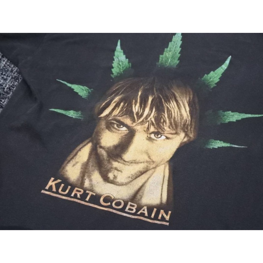 90's ヴィンテージ kurt cobain カートコバーン tシャツ ブラック