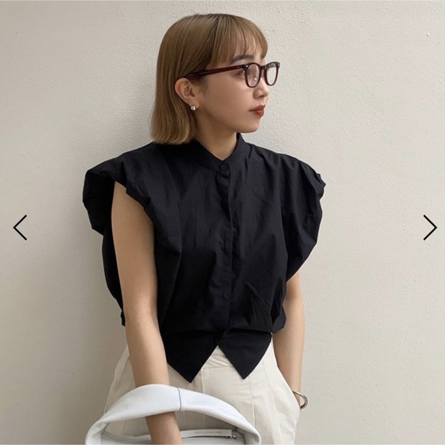 todayful  ブラウス　Halfsleeve Compact Blouse