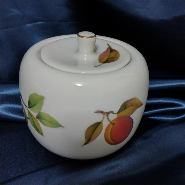 Royal Worcester - コメントで3％引き ロイヤルウースター イブシャムゴールド 蓋付きポットの通販 by バブーシュカ's