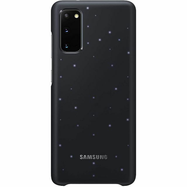 SAMSUNG(サムスン)の【訳】Galaxy S20 LED Back カバー 純正品 ブラック スマホ/家電/カメラのスマホアクセサリー(Androidケース)の商品写真