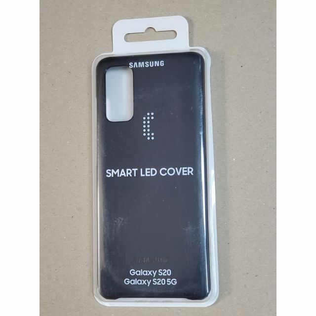 SAMSUNG(サムスン)の【訳】Galaxy S20 LED Back カバー 純正品 ブラック スマホ/家電/カメラのスマホアクセサリー(Androidケース)の商品写真