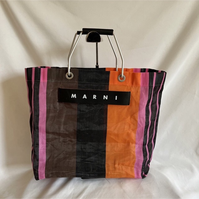 新品未使用！MARNI マルニフラワーカフェハンモックバッグ/フレッシュオレンジ