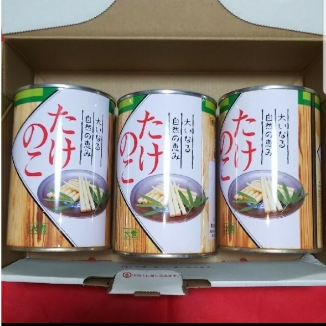 ポリカーボネイト製キッチンポット 令和5年産 タケノコ缶詰め3缶セット