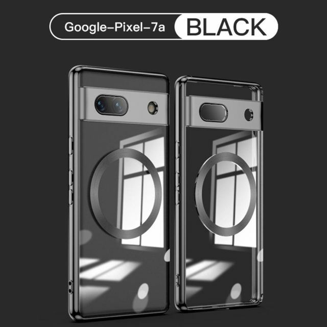 Google Pixel(グーグルピクセル)の専用 Pixel 7a ケース マグセーフ対応 ブラック スマホ/家電/カメラのスマホアクセサリー(Androidケース)の商品写真