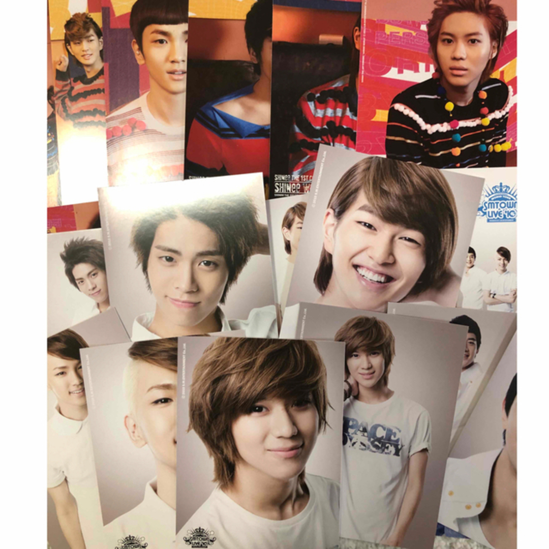 SHINee(シャイニー)のSHINee フォトカード　2セット　15枚以上 エンタメ/ホビーのタレントグッズ(アイドルグッズ)の商品写真