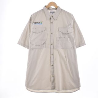 コロンビア(Columbia)の古着 コロンビア Columbia PFG 半袖 フィッシングシャツ メンズXXL /eaa339870(シャツ)