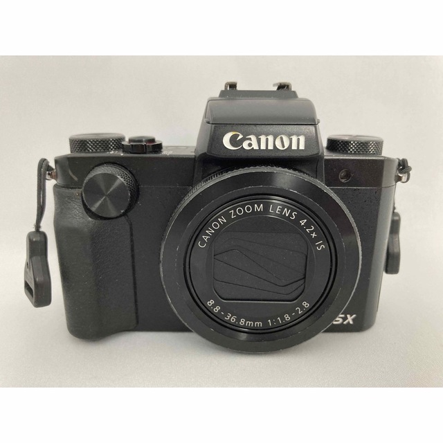 Canon(キヤノン)のG5x canon キヤノン　デジカメ　ブラック　中古　送料込 スマホ/家電/カメラのカメラ(コンパクトデジタルカメラ)の商品写真