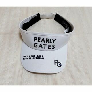 パーリーゲイツ(PEARLY GATES)のPGロゴツイルサンバイザー  PEARLY GATES(その他)