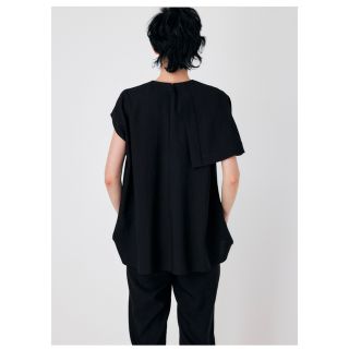 ENFOLD - エンフォルド FRONT-TACK PULLOVER ブラック 2023SSの通販 by