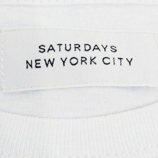 Saturdays NYC(サタデーズニューヨークシティ)の【XS】サタデーズニューヨークシティ/半袖Tシャツ/Chest/白 メンズのトップス(Tシャツ/カットソー(半袖/袖なし))の商品写真