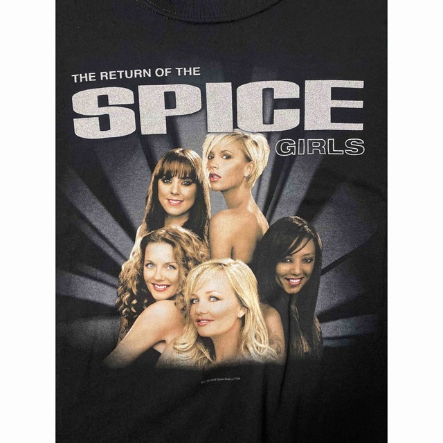 激レア00'S当時物  SPICE GIRLS Tシャツ　ヴィンテージ　XL メンズのトップス(Tシャツ/カットソー(半袖/袖なし))の商品写真
