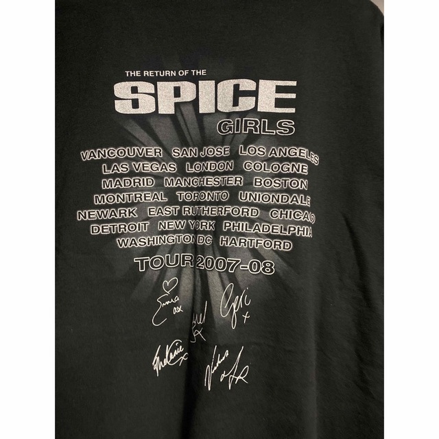 激レア00'S当時物  SPICE GIRLS Tシャツ　ヴィンテージ　XL メンズのトップス(Tシャツ/カットソー(半袖/袖なし))の商品写真