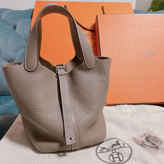 【専用1】Hermes エルメス ピコタンロック 18 PM エトゥープ