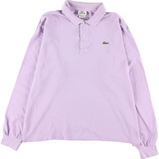 ラコステ(LACOSTE)の古着 ラコステ LACOSTE 長袖 ポロシャツ 6 メンズXL /eaa337545(ポロシャツ)